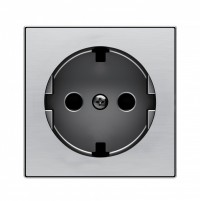 ABB SKY Нержавеющая сталь Накладка для розетки с плоской поверхностью 2CLA858890A1401 фото
