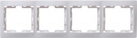 IEK Рамка четырёхместный горизонтальная Кварта белый EMK40-K01-DM фото