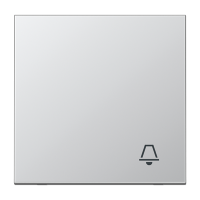 Jung LS990 Алюминий Клавиша для кнопок и выключателя с символом звонок AL2990K фото
