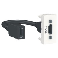 Unica Modular Белый Розетка HDMI, 1 модуль NU343018 фото