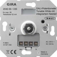 Gira Мех Потенциометр DALI Tunable White с интегрированным блоком питания 203000 фото