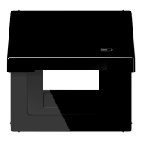Jung Рамка с подпружиненной крышкой для USB-механизмов, с центральной платой LS990BFKLUSBSW фото
