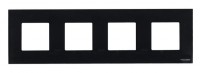 ABB Zenit Стекло черное Рамка 4-я 2+2+2+2 модульный 2CLA227400N3101 фото