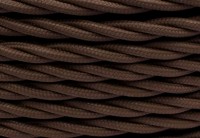 BIRONI Витой провод  2*1,5, цвет коричневый матовый, 10м B1-424-72-10 фото
