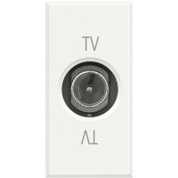 BTicino Axolute White розетка TV оконечная папа с возможностью обратной связи 1 мод HD4202D фото