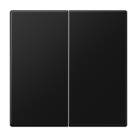 Jung Черный, матовый, Клавиша для двухклавишных балансирных выключателей, дюропласт LS995SWM фото