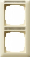 Gira Рамка 2-я вертикальная с полем для надписи 110201 фото