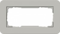 Gira E3 Серый/Белый Рамка 2-ая без перегородки 1002412 фото