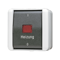 Jung Аварийный выключатель для систем отопления для накладного монтажа 802HW фото