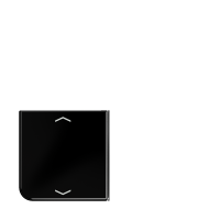 JUNG клавиша с символом для 3 и 4-клавишного пульта KNX, чёрная, для серии CD ( нижняя левая верхняя правая  и нижняя левая) CD404TSAPSW23 фото