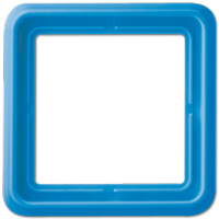 Jung рамка однопостовая, синий CD581GLBL фото