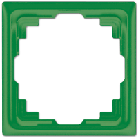 Jung Рамка для инсталляции в кабельных каналах, однократная зеленая CD581KGN фото