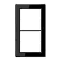Jung Рамка 2-кратная черная FD982SW фото