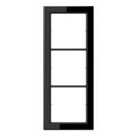 Jung Рамка 3-кратная черная FD983SW фото
