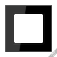 Jung Рамка 1-кратная, чёрный AC581BFSW фото