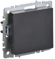 IEK Brite Base чёрный выключатель 1-клавишный самовозвратный 10А BR-V14-0-10-K02 фото