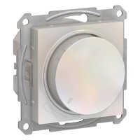 Systeme Electric AtlasDesign жемчуг светорегулятор (диммер) повор-нажим, LED, RC, 400Вт, механизм ATN000423 фото