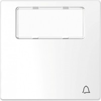 Merten D-Life Белый Лотос Клавиша с линзой для LED модуля, символ «звонок» MTN3325-6035 фото