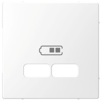 Merten D-Life Белый Лотос Накладка центральная для USB Механизма 2,1А MTN4367-6035 фото