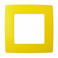 ЭРА 12-5001-21 Жёлтый рамка на 1 пост, 12 Б0019386 фото