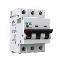 HYUNDAI Автоматический выключатель HGD63-M 3PMCS0000C 00010 3 полюса, 10А, ток к.з. 6kA, хар-ка C (STANDARD) 13.04.000887 фото