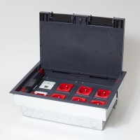 SPL Люк на 8 постов (45х45),металл/ пластик, с металлической коробкой, IP40 300009 фото