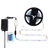 REXANT Комплект светодиодной ленты 5 м с блоком питания и RGB контроллером, IP65, свечение RGB 142-402 фото