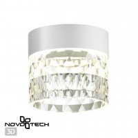 Novotech 358997 OVER NT23 000 белый Светильник накладной светодиодный IP20 LED 4000K 10W 85-265V AURA 358997 фото