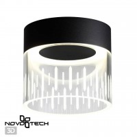 Novotech 359002 OVER NT23 000 черный Светильник накладной светодиодный IP20 LED 4000K 10W 85-265V AURA 359002 фото