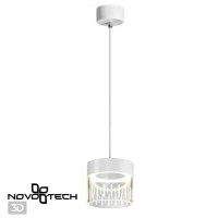 Novotech 359005 OVER NT23 000 белый Светильник накладной светодиодный IP20 LED 4000K 10W 85-265V AURA 359005 фото