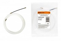 TDM Нейлоновая кабельная протяжка НКП диаметр 3мм длина 15м с наконечниками (белая) SQ0590-0003 фото