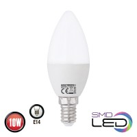 Horoz Electric 001-003-0010 Лампа светодиодная С37 10W 3000K E14 ULTRA-10 HRZ11100001 фото