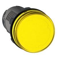 SE Желтая Лампа сигнальная LED 220В XA2EVM5LC фото