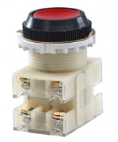 Электротехник ВК30-10-22110-40 У2, красный, 2з+2р, цилиндр, IP40, 10А. 660В, выключатель кнопочный  (ЭТ) ET053777 фото