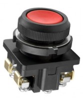 Электротехник КЕ-011 У3 исп.4, красный, 1з, цилиндр, IP40, 10А, 660В, выключатель кнопочный  (ЭТ) ET511655 фото