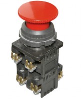 Электротехник КЕ-192 У2 исп.1, красный, 4з, гриб без фиксации, IP54, 10А ,660В, выключатель кнопочный  (ЭТ) ET529327 фото
