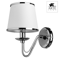 Arte Lamp Aurora Хром/Белый Бра 60W E14 A1150AP-1CC фото
