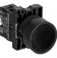 CHINT Кнопка управления NP2-EA22 без подсветки черная 1НЗ, IP40 (R) 574624 фото