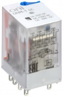 IEK ONI Реле интерфейсное ORM-1 4C 24В DC с LED и тест. кнопкой ORM-1-4C-DC24V-L-B фото
