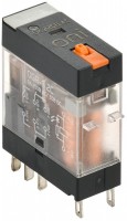 IEK ONI Реле общего назначения OGR-1 2C 220В AC с LED и тест кнопкой OGR-1-2C-AC220V-L-B фото