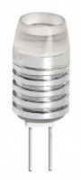 Jazzway Лампа светодиодная (LED) капсульная d12мм GU4 120° 1.5Вт 12В прозрачная тепло-белая желтая 3000К .1019479 фото