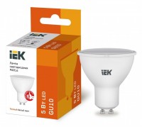 IEK Лампа светодиодная ECO PAR16 софит 5Вт 230В 3000К GU10 LLE-PAR16-5-230-30-GU10 фото