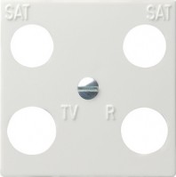 Gira Панель 50*50 мм для 4 канальной антенной розетки EVU 02/F (Hirschmann) 025803 фото