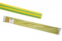TDM Термоусаживаемая трубка ТУТнг 8/4 желто-зеленая по 1м (50 м/упак) SQ0518-0210 фото