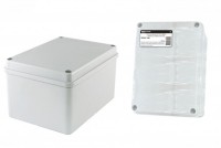 TDM Распаячная коробка ОП 150х110х85мм, крышка, IP44, гладкие стенки, инд. штрихкод, SQ1401-1261 фото