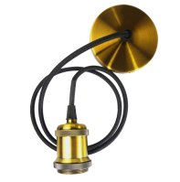 Jazzway Лампы накаливания Retro патрон с проводом PLC 01 E27 230V/1M Antique Bronze .5012127 фото