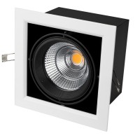 Arlight Светильник CL-KARDAN-S190x190-25W White6000 (WH-BK, 30 deg) 026500 фото
