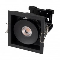 Arlight Светильник CL-SIMPLE-S80x80-9W Warm3000 (BK, 45 deg) (IP20 Металл, 3 года) 028149 фото