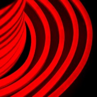NEON-NIGHT Гибкий Неон DIP 12x26мм - красный, оболочка красная, бухта 50м 131-022 фото