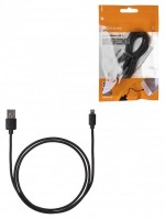 TDM Дата-кабель, ДК 1, USB - micro USB, 1 м, черный, SQ1810-0301 фото